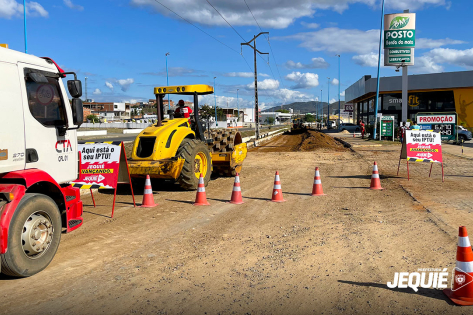 Prefeitura de Jequié inicia nova etapa de recuperação da pavimentação asfáltica da Avenida César Borges